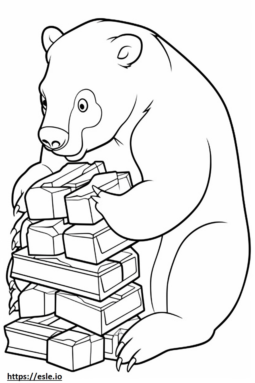 Boggle Playing coloring page