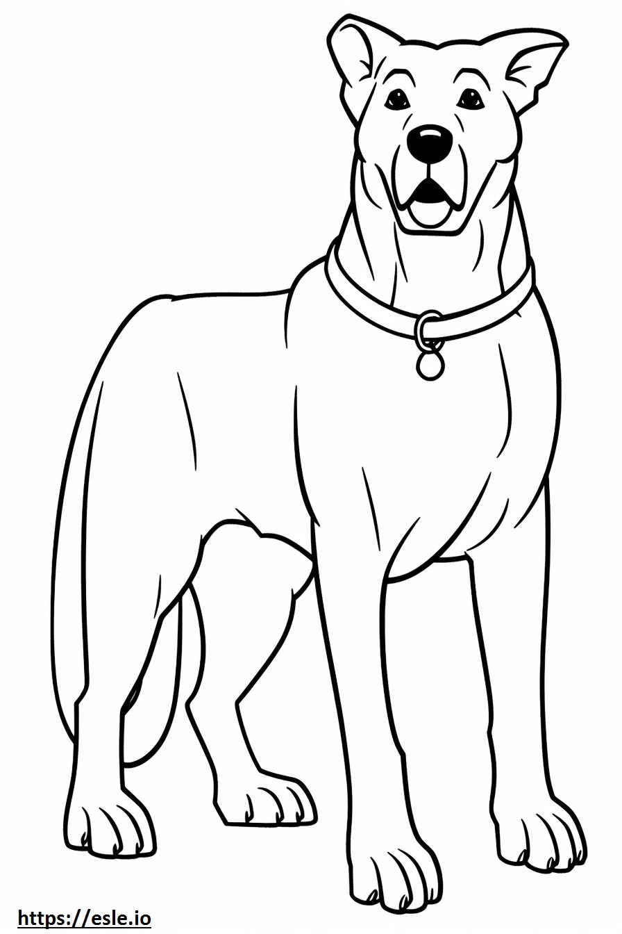 Desen animat Boglen Terrier de colorat