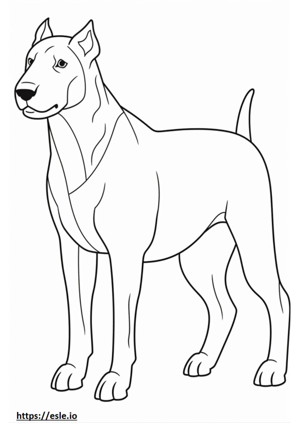 Boglen Terrier drăguț de colorat