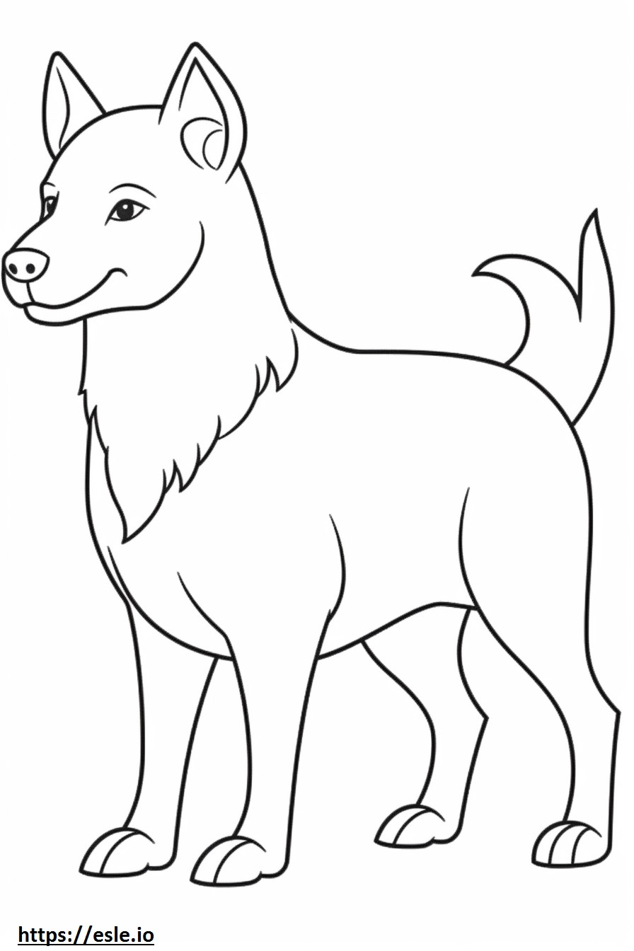 Boglen Terrier Kawaii coloring page