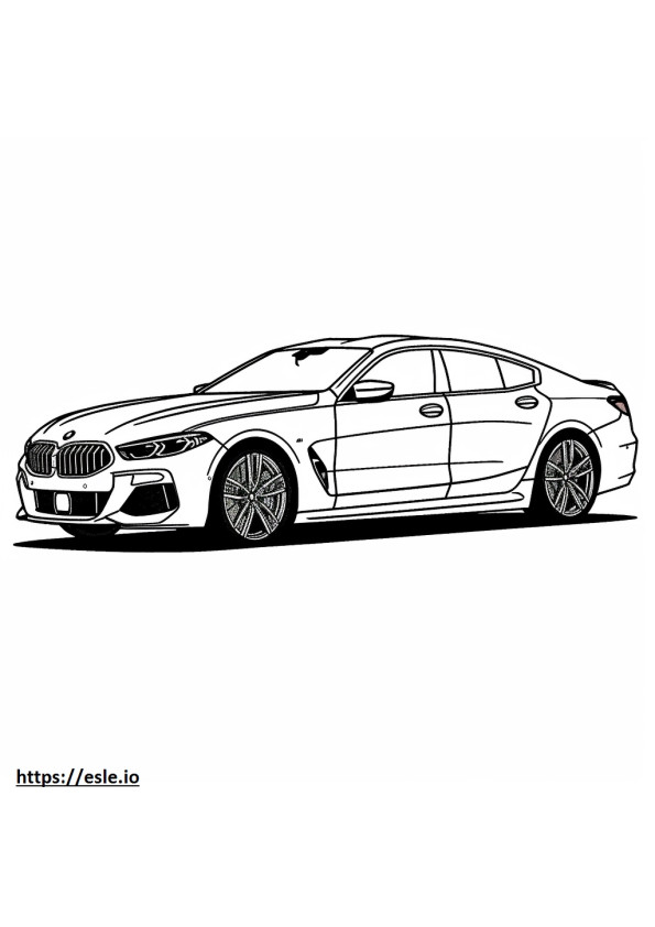 BMW 840i xDrive Gran Coupe 2025 szinező