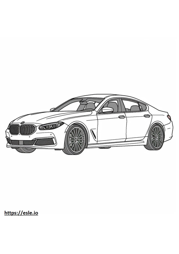 BMW Alpina B8 Gran Coupe 2025 szinező