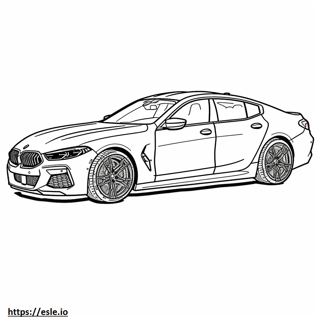 BMW M8 Competition Gran Coupe 2025 szinező