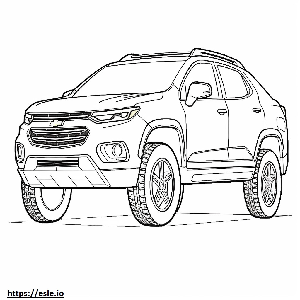 Chevrolet Trax 2025 coloring page