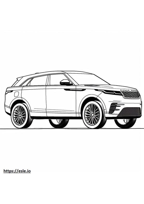 Land Rover Range Rover Velar 2025 kolorowanka