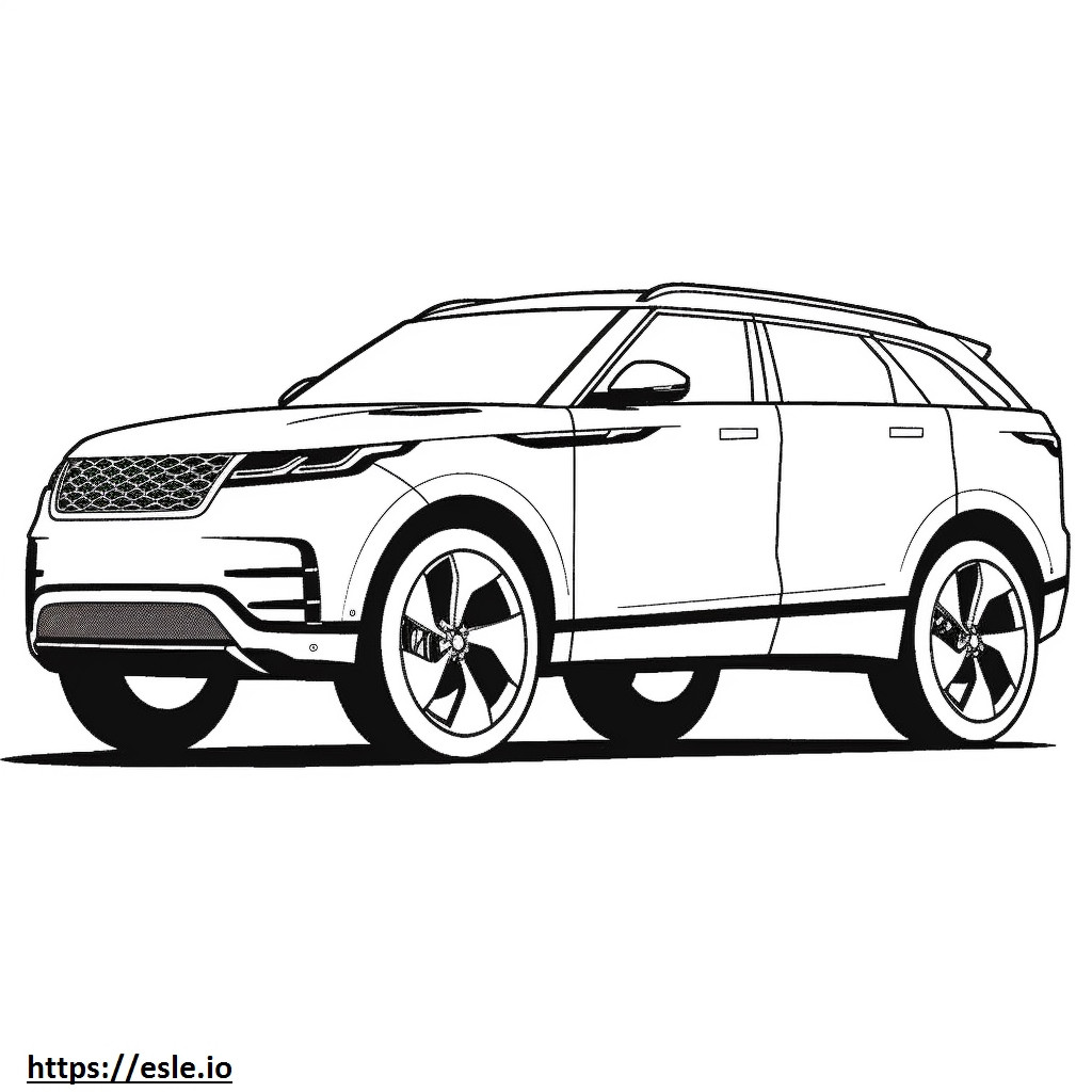 Land Rover Range Rover Velar P340 MHEV 2025 para colorear e imprimir