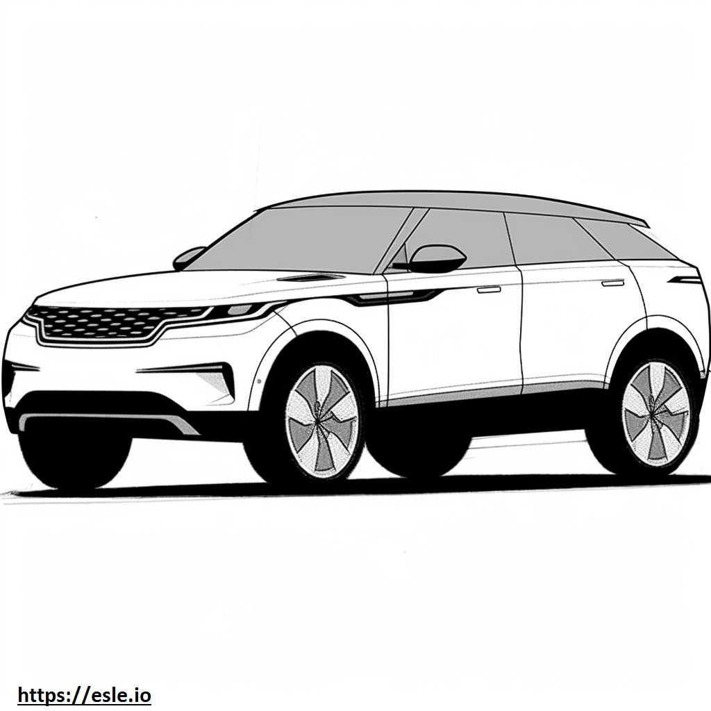 Land Rover Range Rover Velar P340 MHEV 2025 para colorir