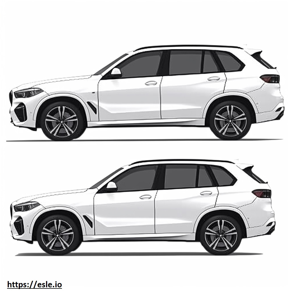 BMW X5 M Competitie 2025 kleurplaat kleurplaat