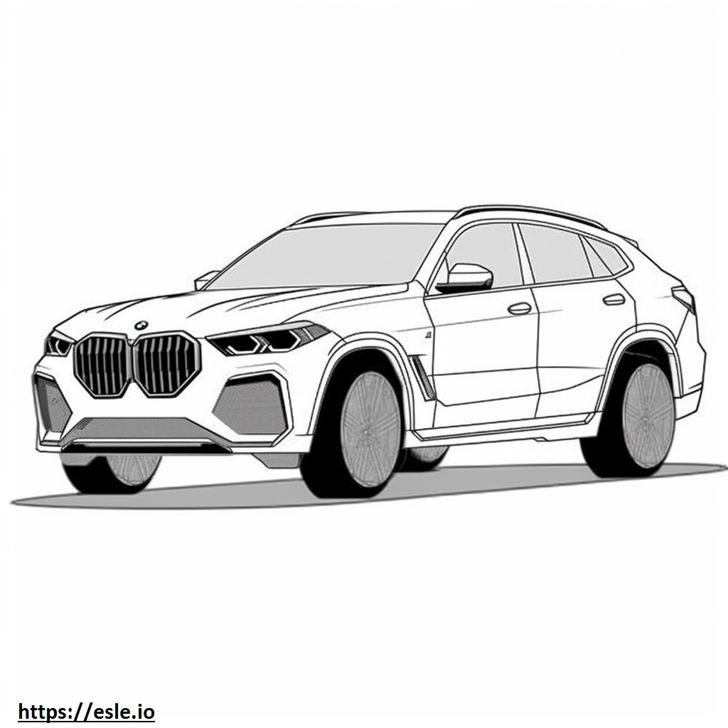 BMW X6 M Competition 2025 de colorat