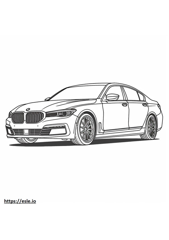 BMW Alpina XB7 2025 para colorear e imprimir