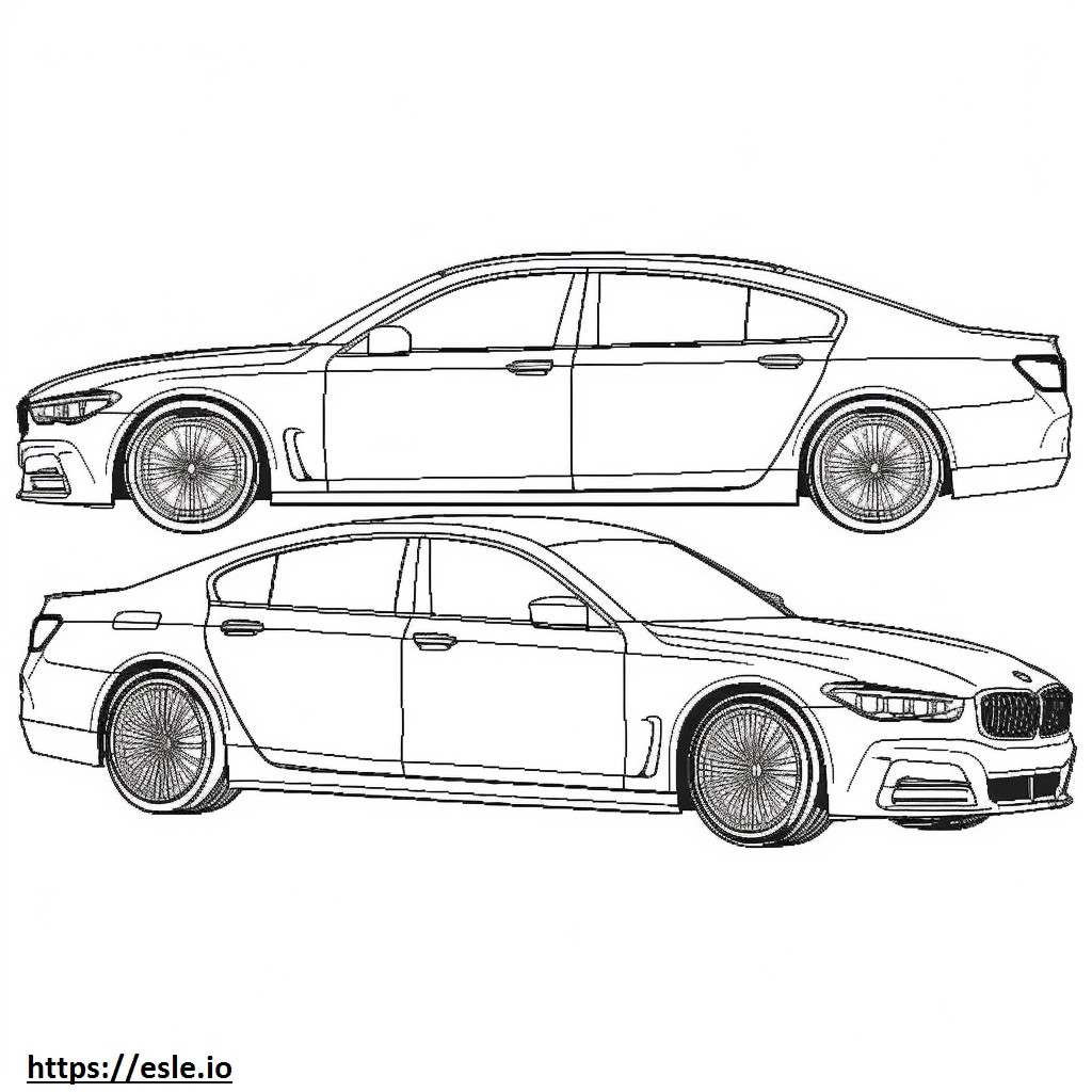 BMW Alpina XB7 2025 gambar mewarnai