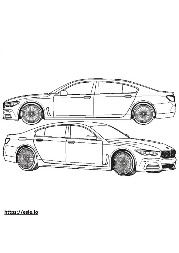 BMW Alpina XB7 2025 coloring page
