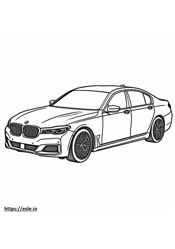 BMW Alpina XB7 2025 kleurplaat