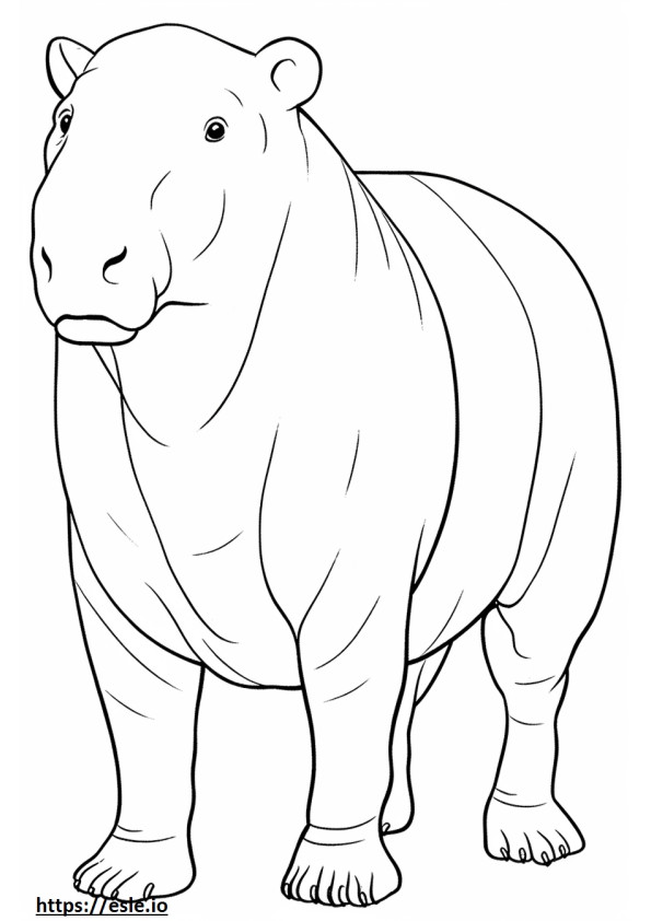 Bombay full body coloring page