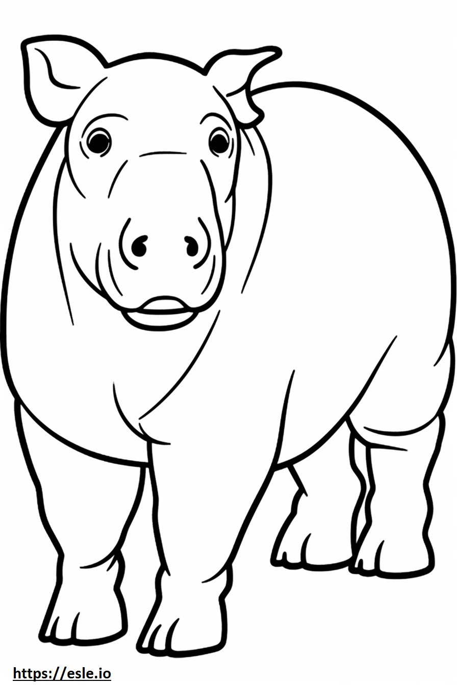 Bombay baby coloring page