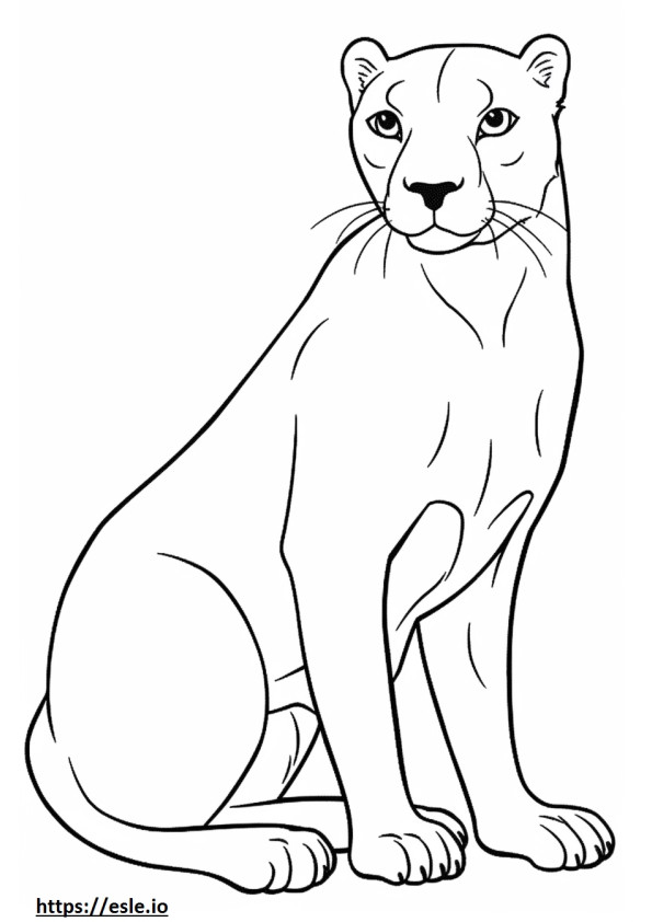 Bombay cute coloring page