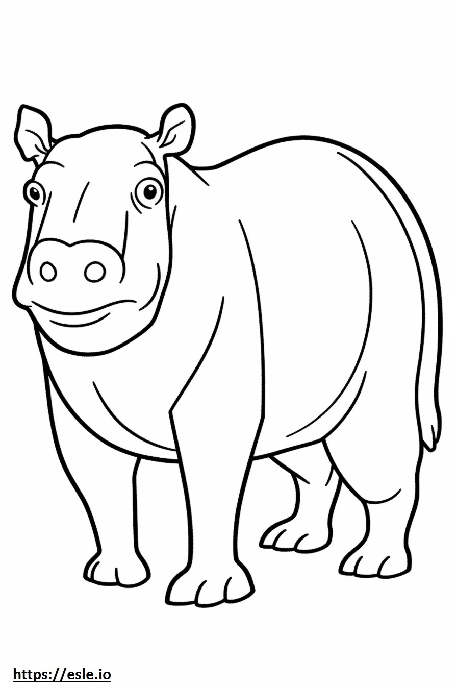 Bombay happy coloring page