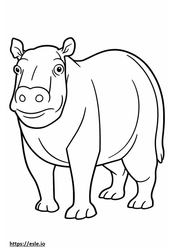 Bombay happy coloring page