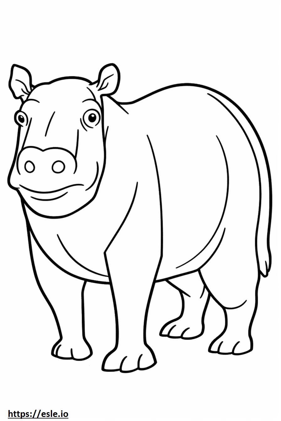 Bombay Happy 1 Coloring Page - Free Printable PDF