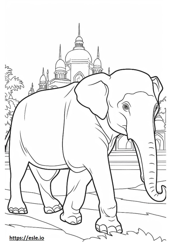 Bombay Friendly coloring page