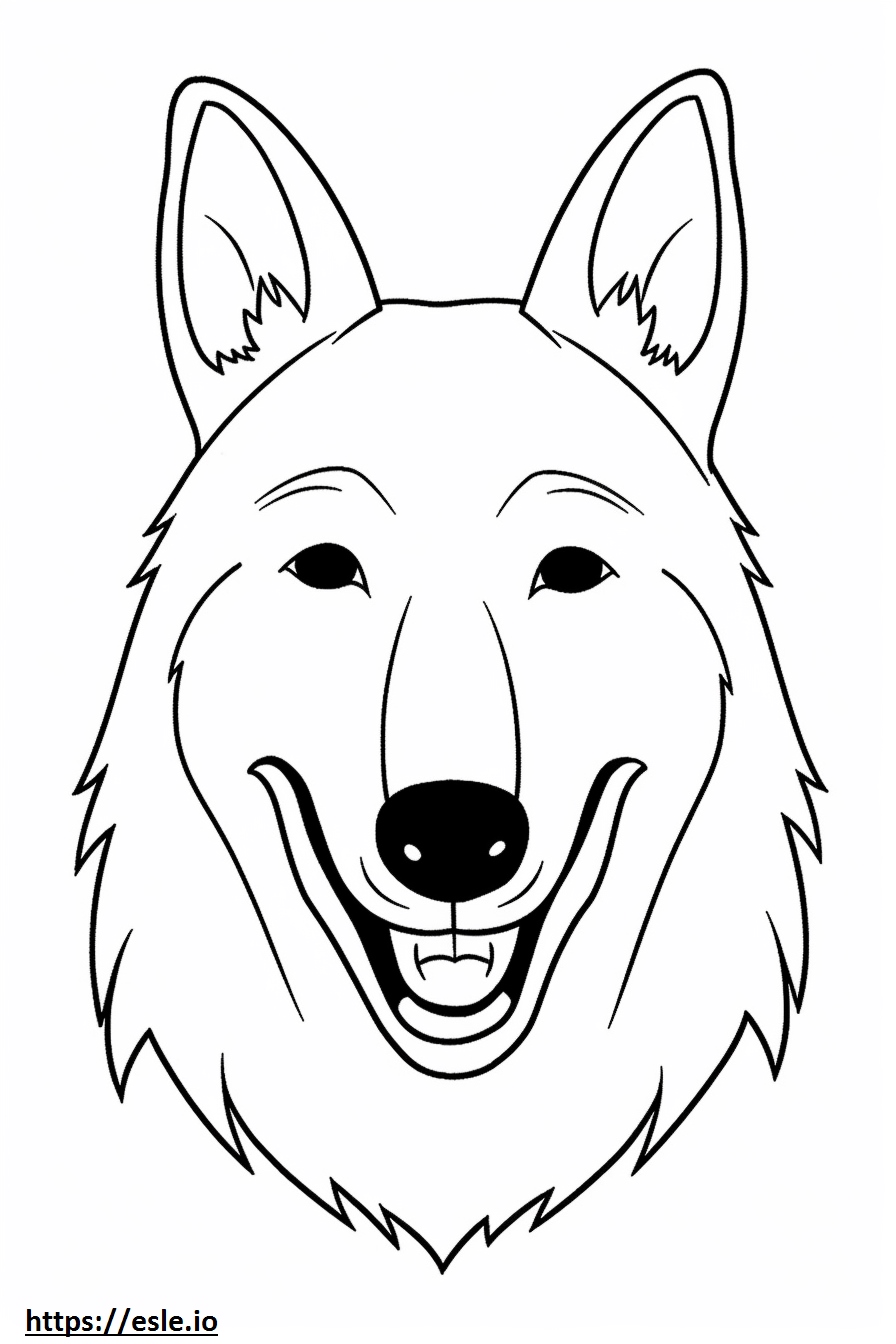 Borador smile emoji coloring page