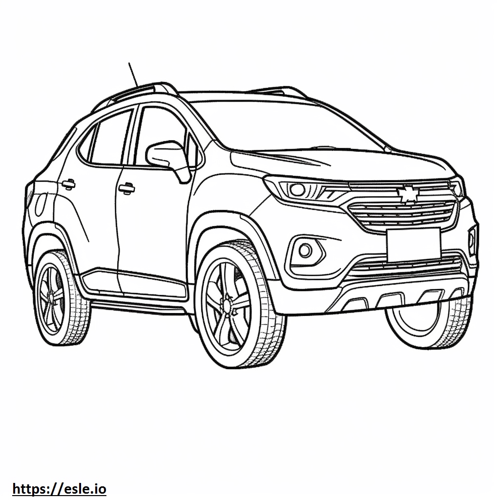 Chevrolet Trax 2024 coloring page