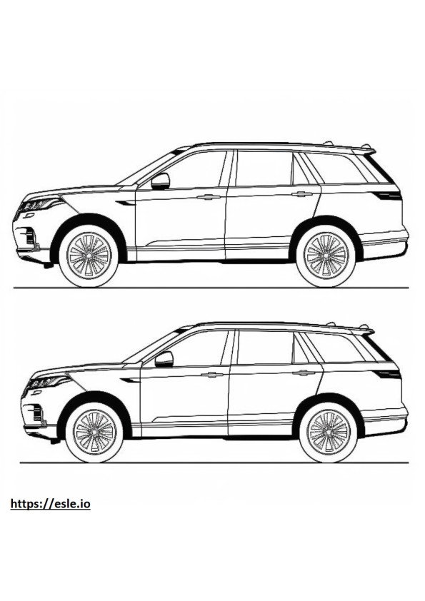 Land Rover Discovery Sport 2024 coloring page