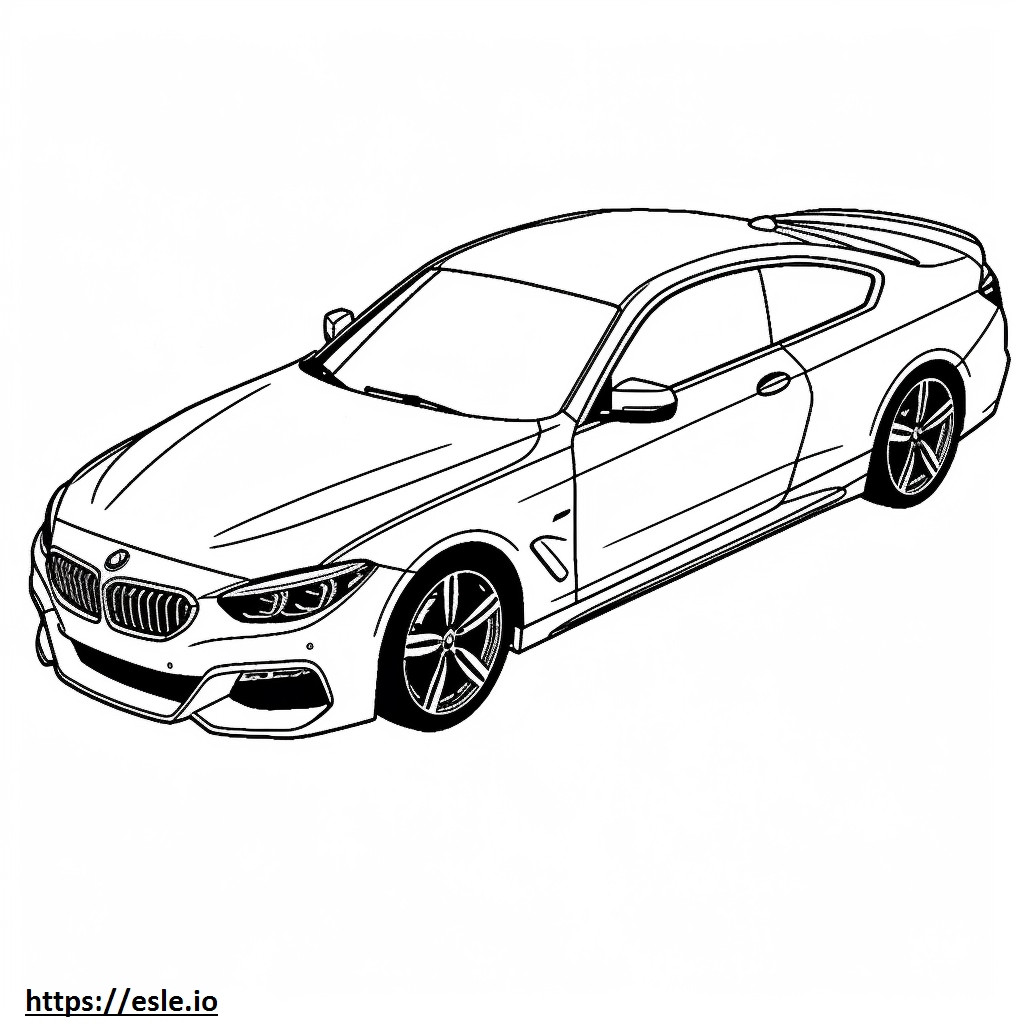 BMW 430i Coupe 2024 szinező
