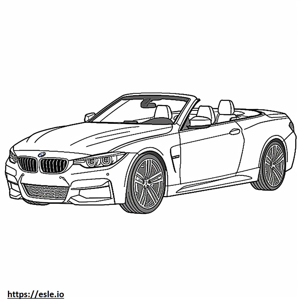 BMW M4 Competition M xDrive Cabrio 2024 szinező