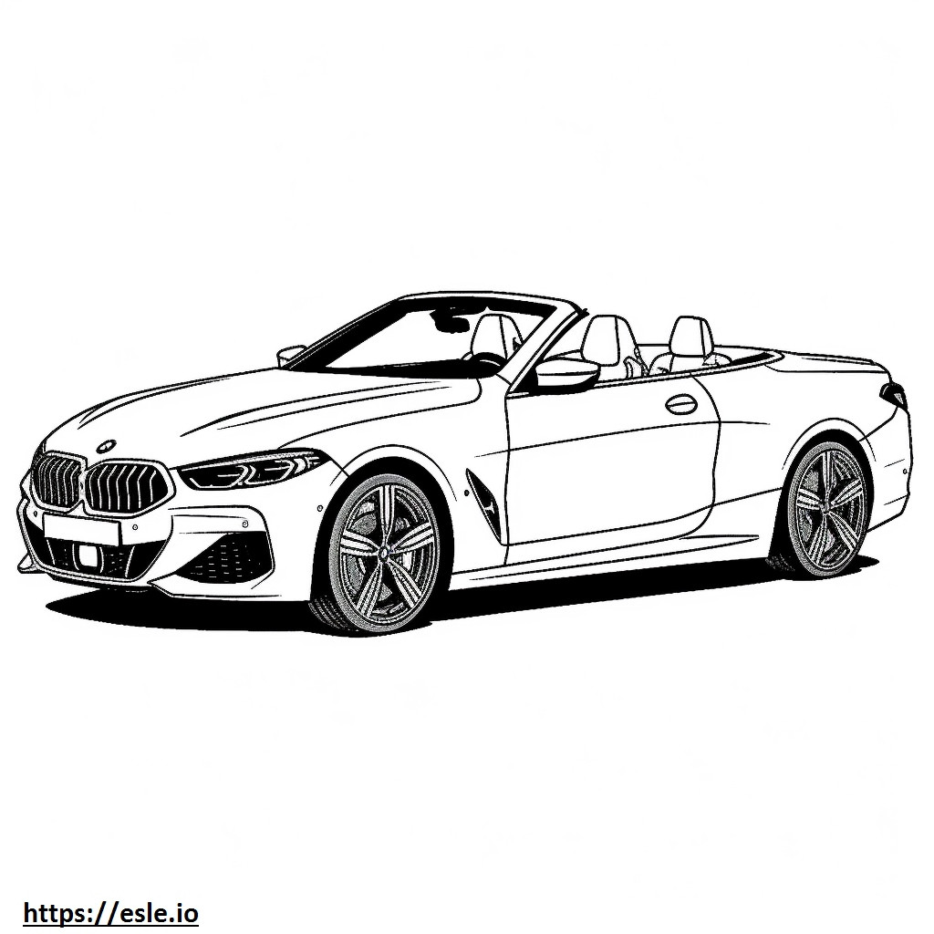 BMW 840i xDrive Cabrio 2024 boyama