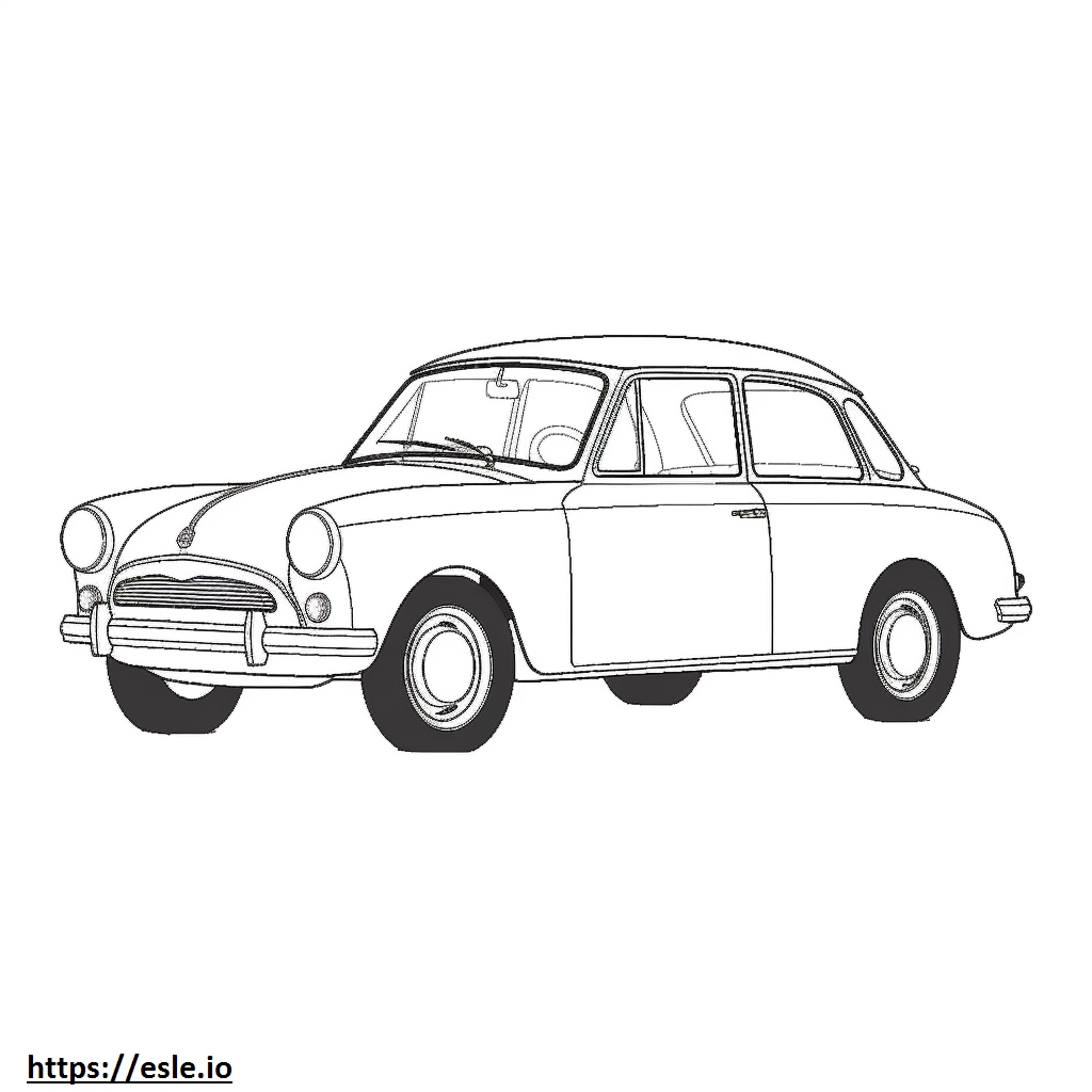 MINI Cooper S Hardtop 4 door 2024 coloring page