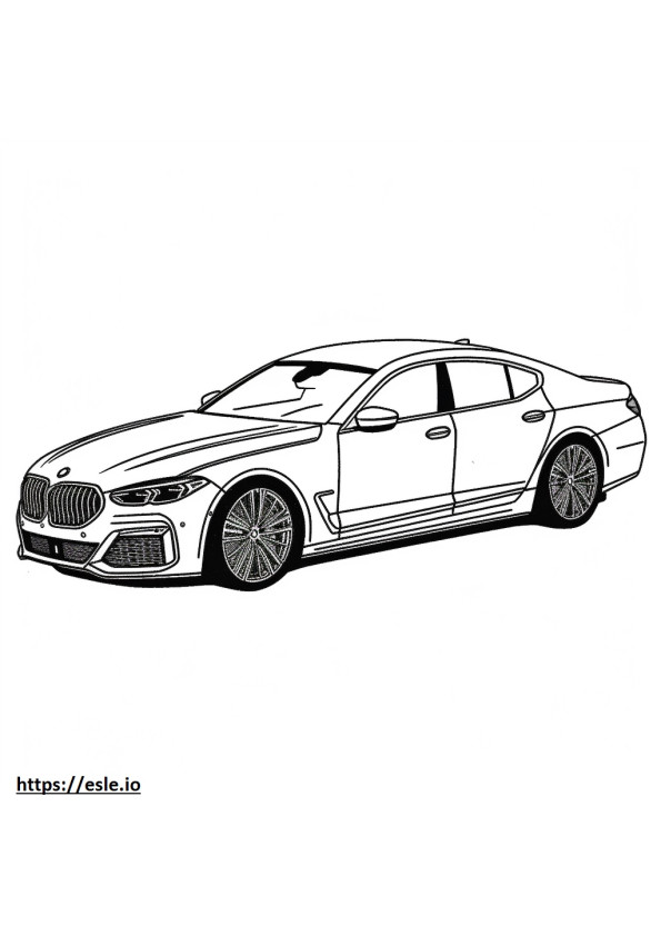 BMW Alpina B8 Gran Coupe 2024 szinező