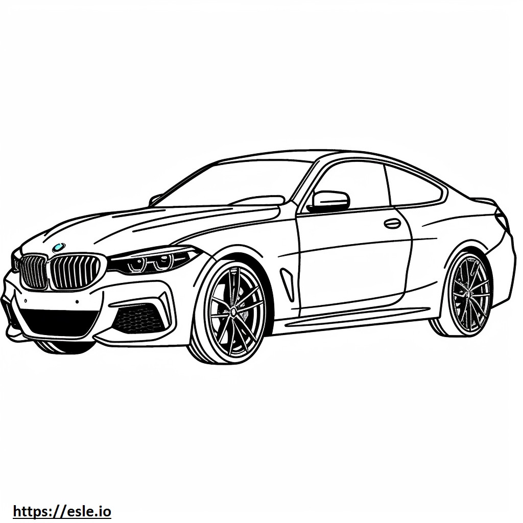 BMW M440i Coupé 2024 para colorir