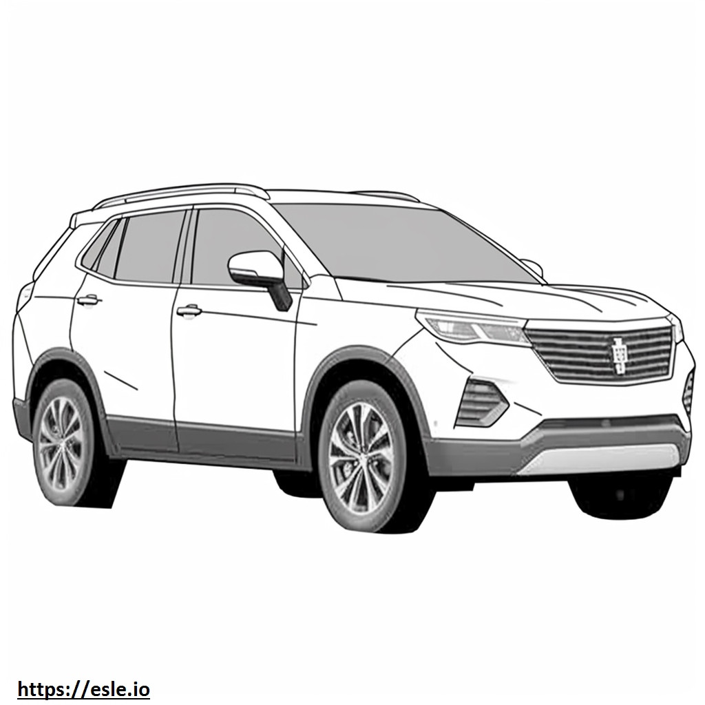Buick Encore GX FWD 2024 coloring page