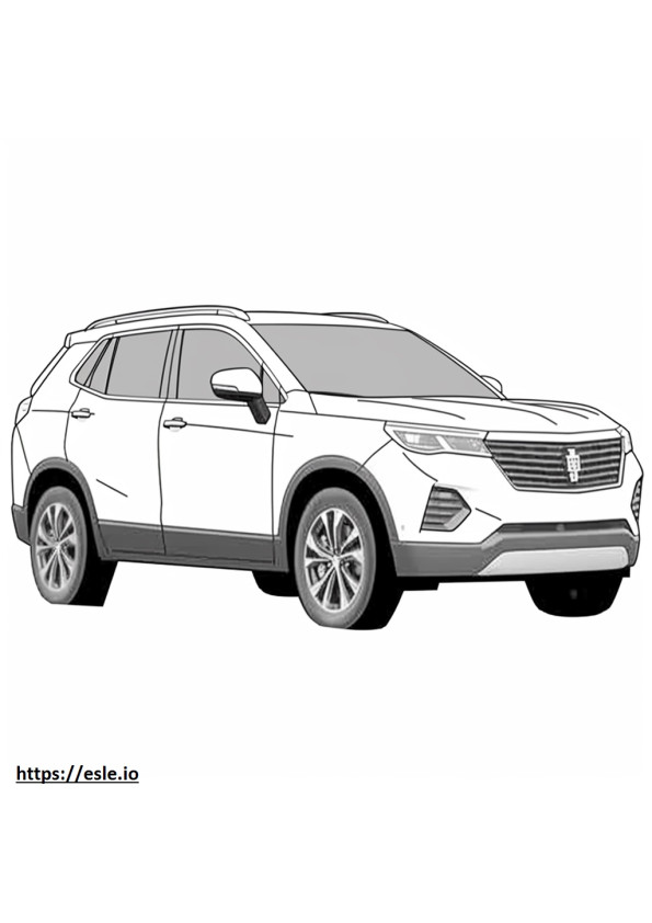 Buick Encore GX FWD 2024 coloring page