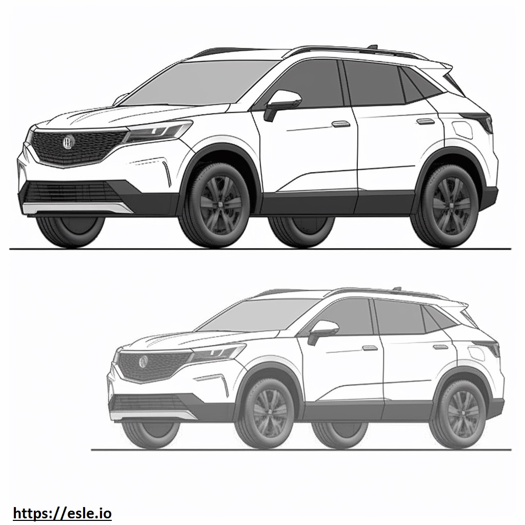 Buick Encore GX AWD 2024 coloring page
