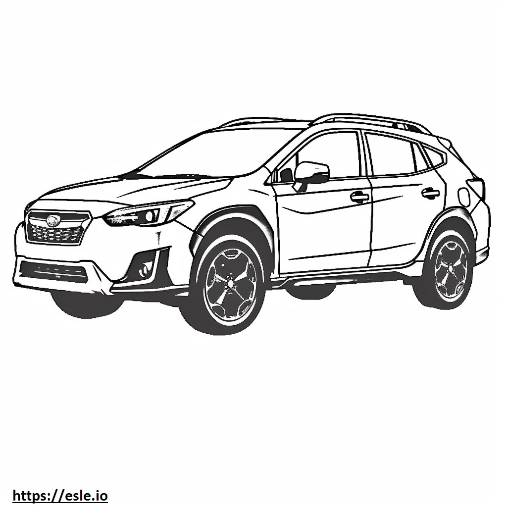 Subaru Crosstrek AWD 2024 coloring page