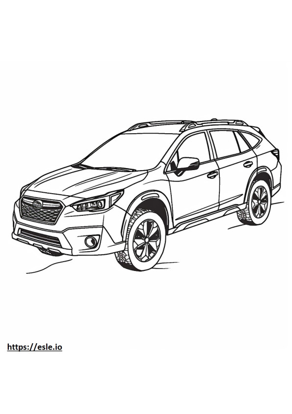 Subaru Outback AWD 2024 szinező