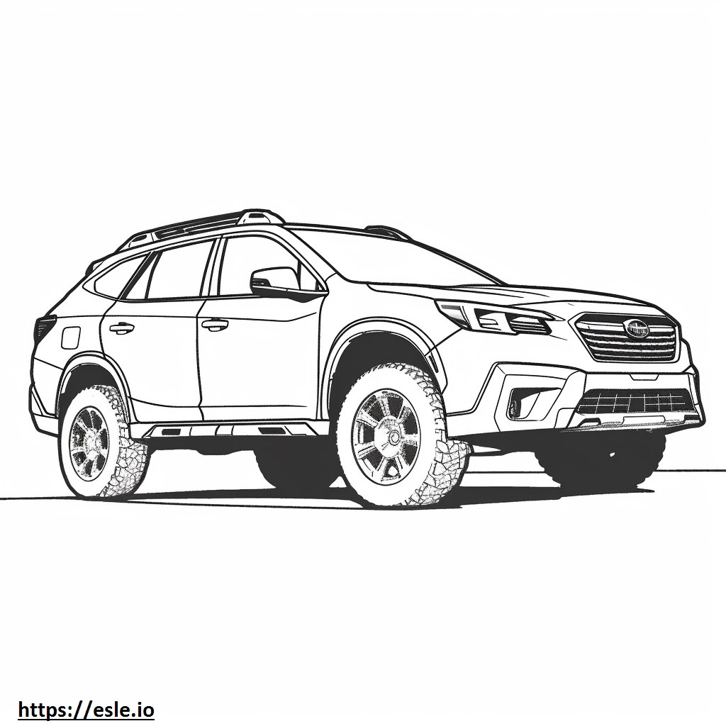 Subaru Outback Wilderness AWD 2024 szinező