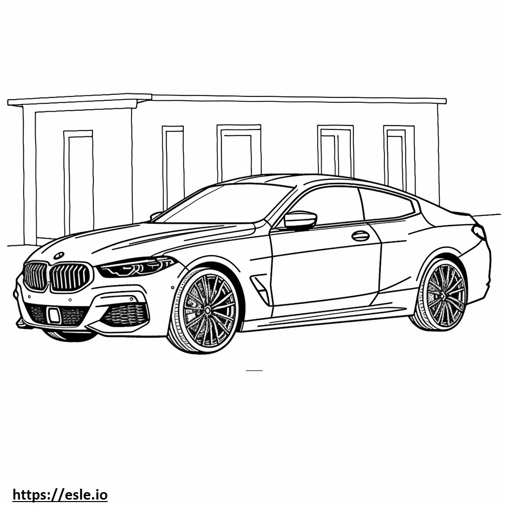 BMW X6 M60i xDrive 2024 ausmalbild