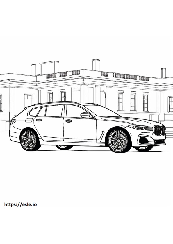 BMW X7 M60i xDrive 2024 para colorir