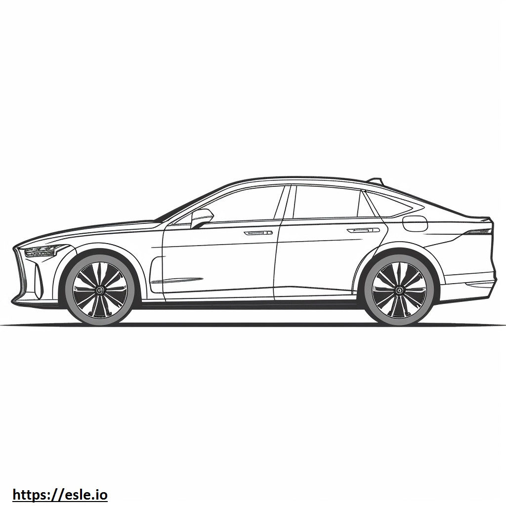 Lexus UX 250h 2024 para colorir