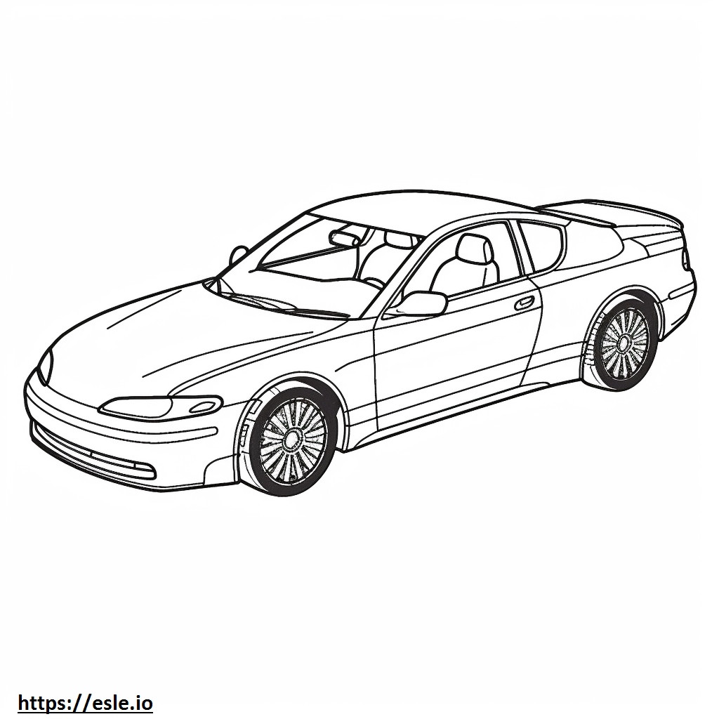 Acura Integra 2024 coloring page
