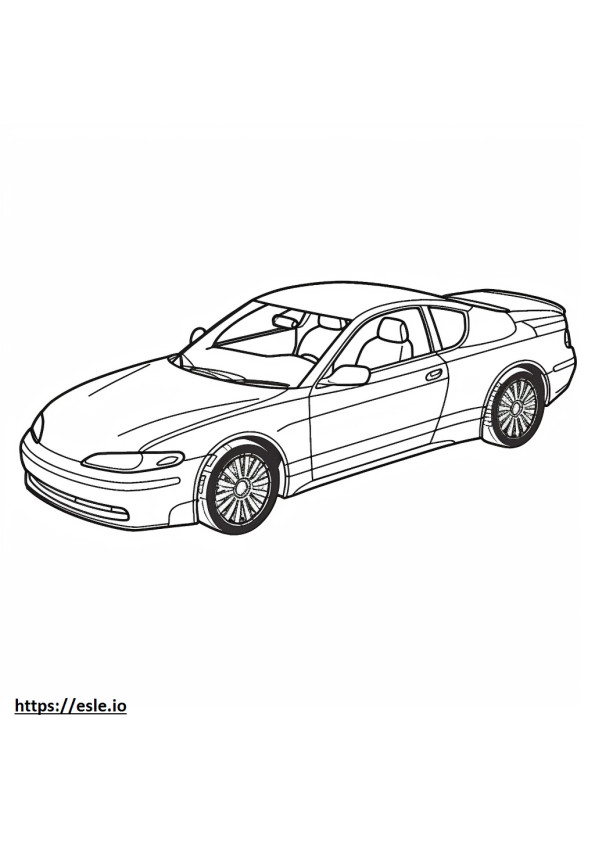 Acura Integra 2024 coloring page