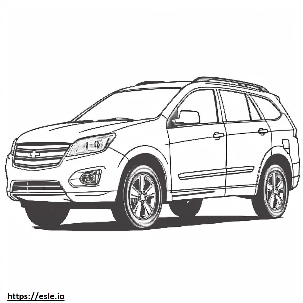 Chevrolet Equinox FWD 2024 coloring page