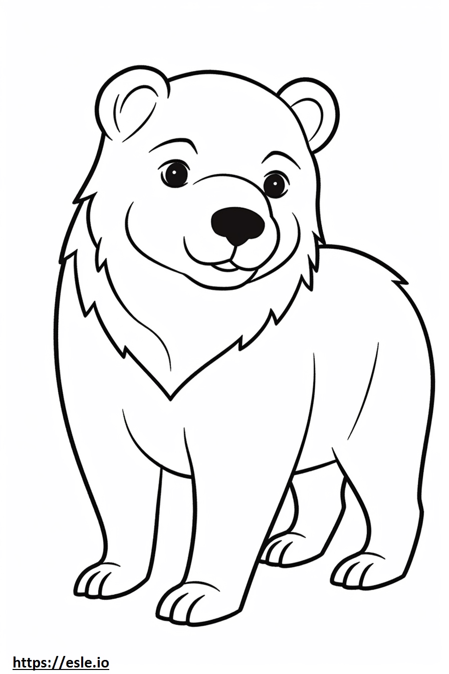 Borador Kawaii 0 Coloring Page
