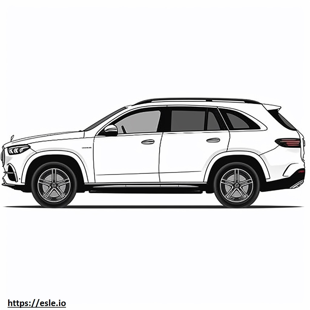 Mercedes-Benz GLE350 4matic 2024 coloring page