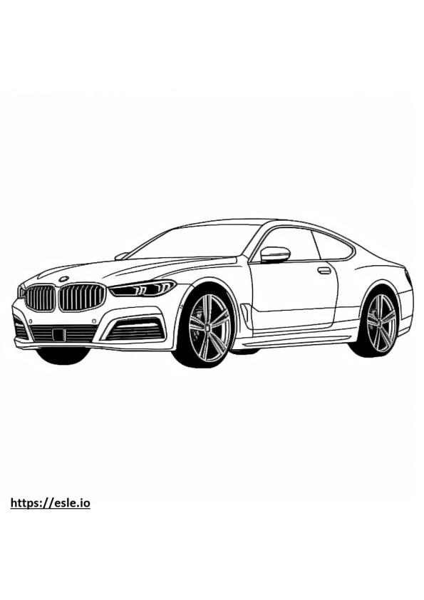 BMW Alpina XB7 2024 para colorear e imprimir