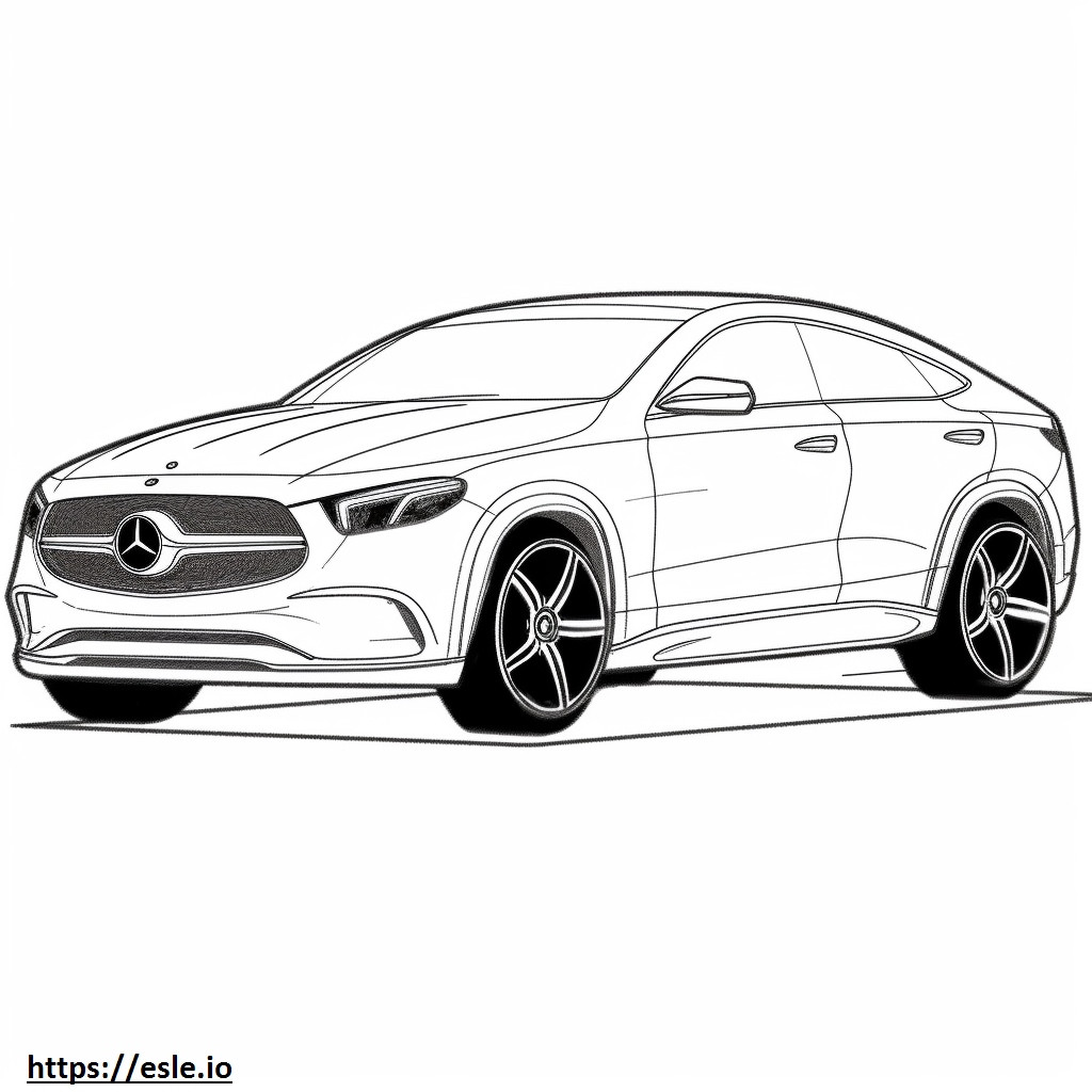 Mercedes-Benz AMG GLE53 4matic Plus Coupé 2024 para colorir