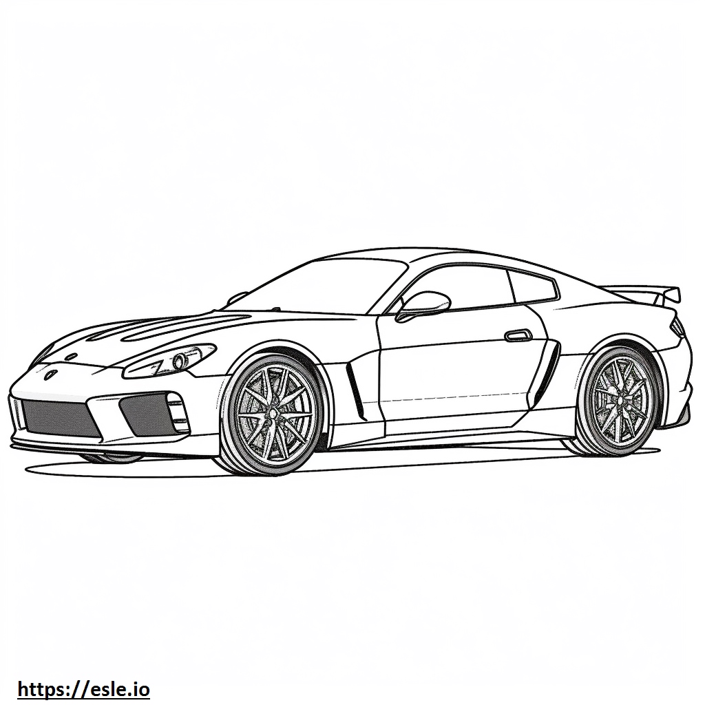 Maserati GranTurismo Trofeo 2024 da colorare